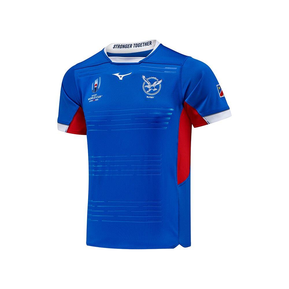 Mizuno Men's Jersey Royal Namibia RWC Home Apparel - R2HA9A6122